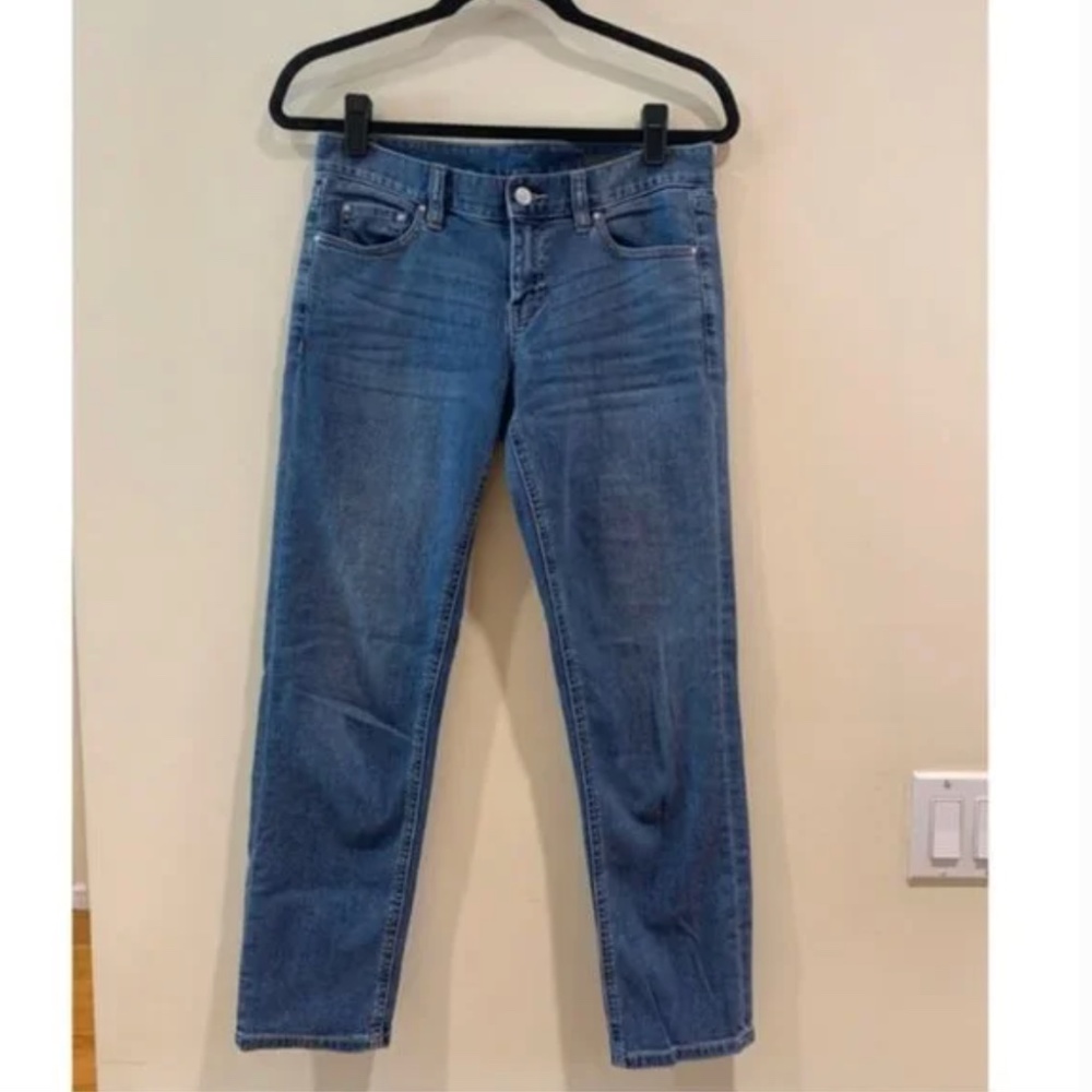 Club Monaco Blue Straight Leg Cropped Denim Jeans [Size 25]